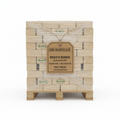 Briqueta BURBRIQ (by Burpellet) RUF – Madera Dura – Larga Duración – 100 Paquetes 10 kg (5 briquetas)